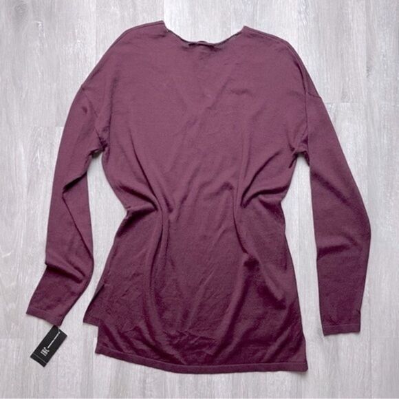 Light Knit V-Neck Tunic Sweater XS - Picture 4 of 4